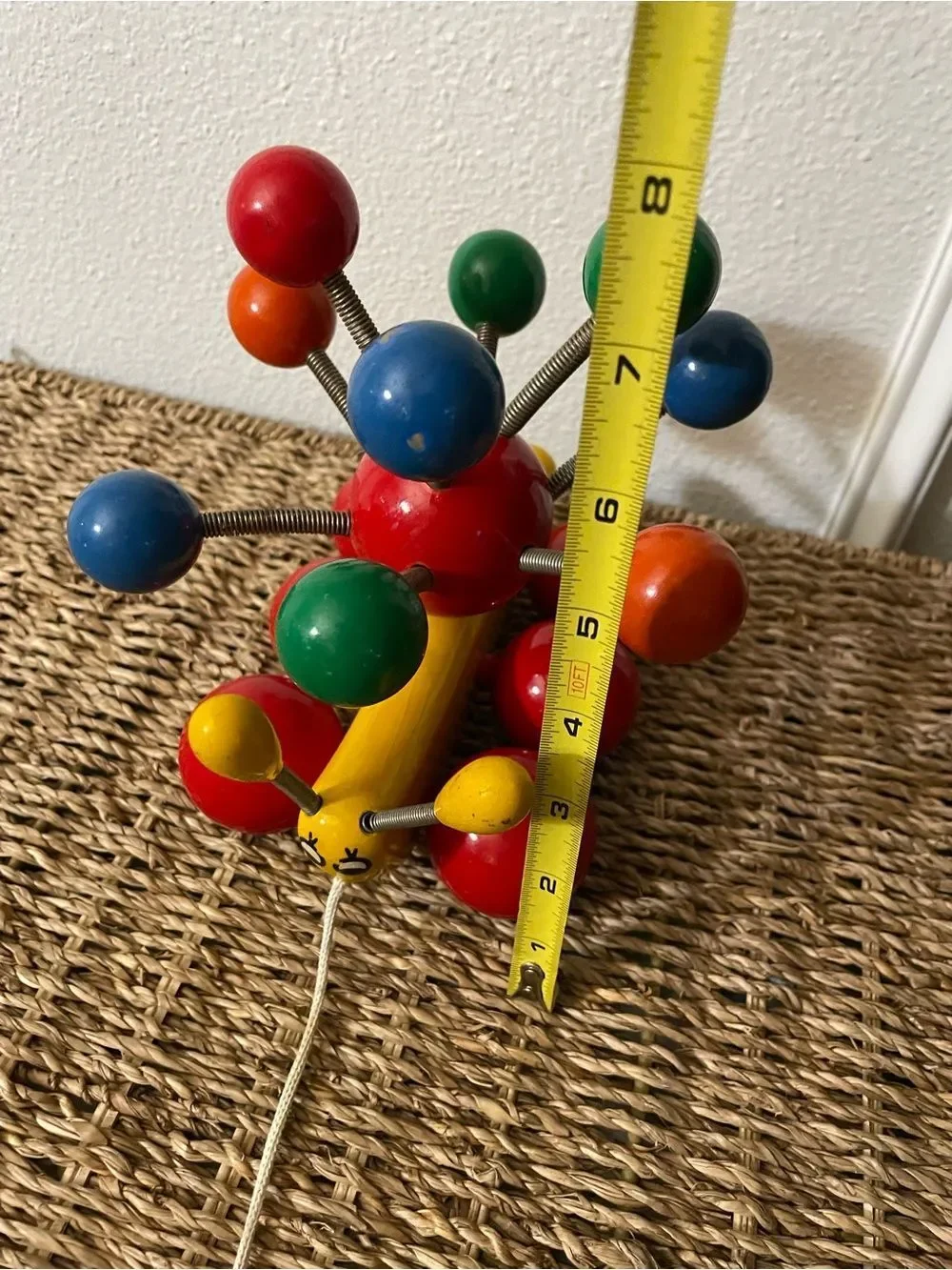 Vintage Kouvalias Atomic Pull Toy from Greece